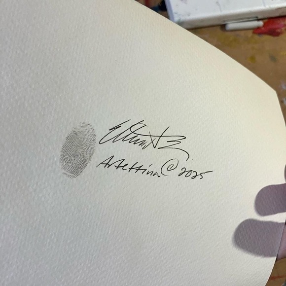 Original painting pansies floral watercolor botanical decor art Artettina US - Picture 6 of 7